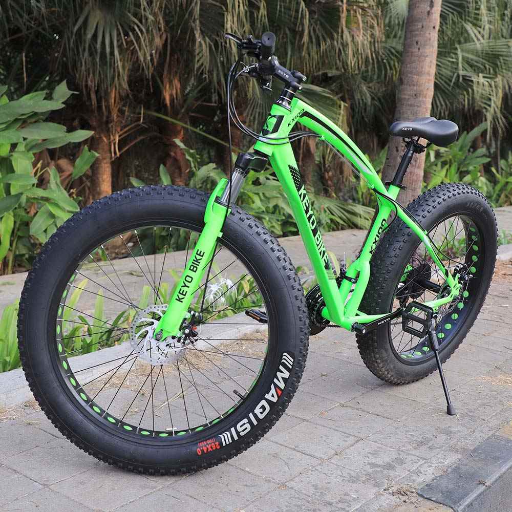 K006 Fat Tyre Mountain Cycle 21 Speed Gears Shimano For Adults Steel Body